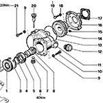 Gearbox Assembly <br />(PXW 08/180 & PWX 13/230)